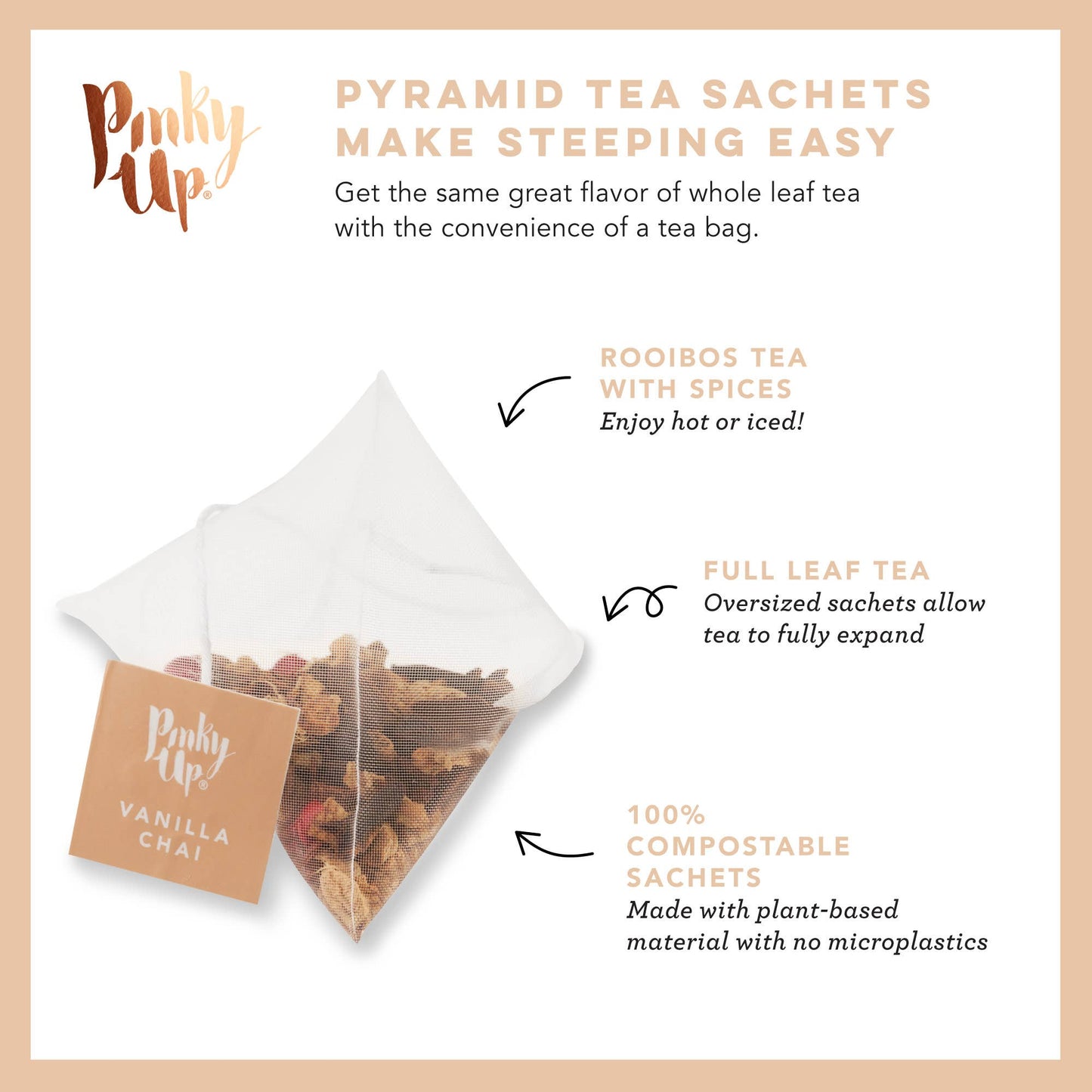 Vanilla Chai Rooibos Tea – Naturally Caffeine-Free Spiced Herbal Tea