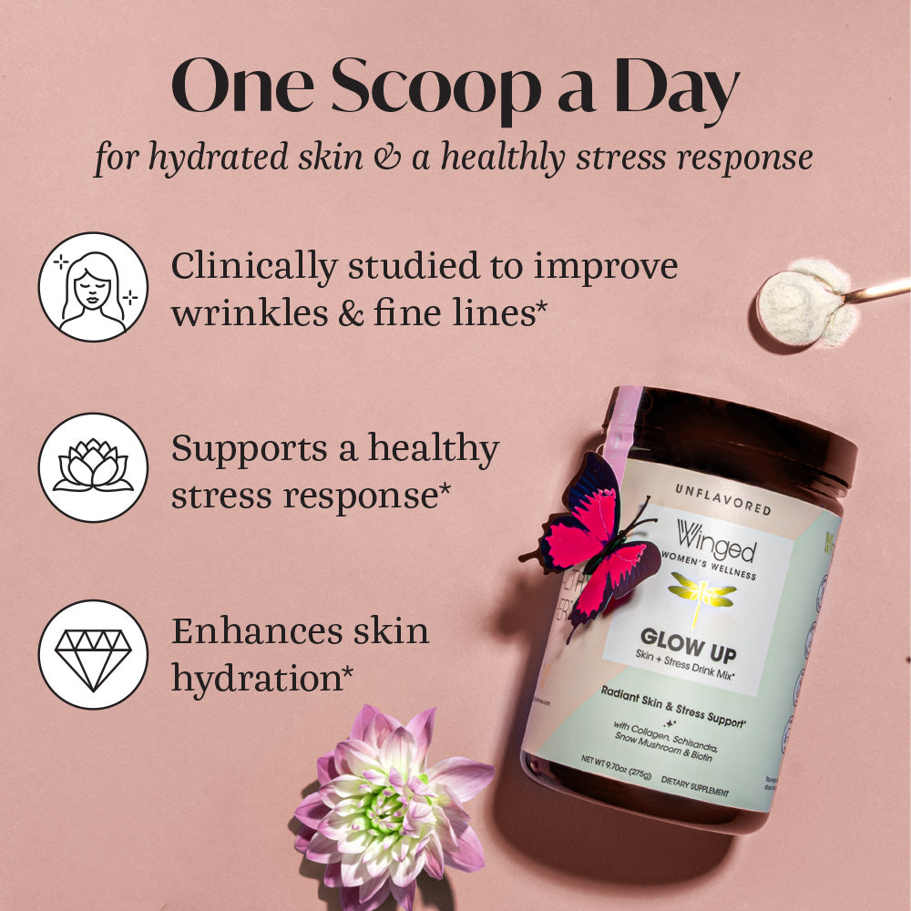 Glow Up: Skin + Stress Drink Mix