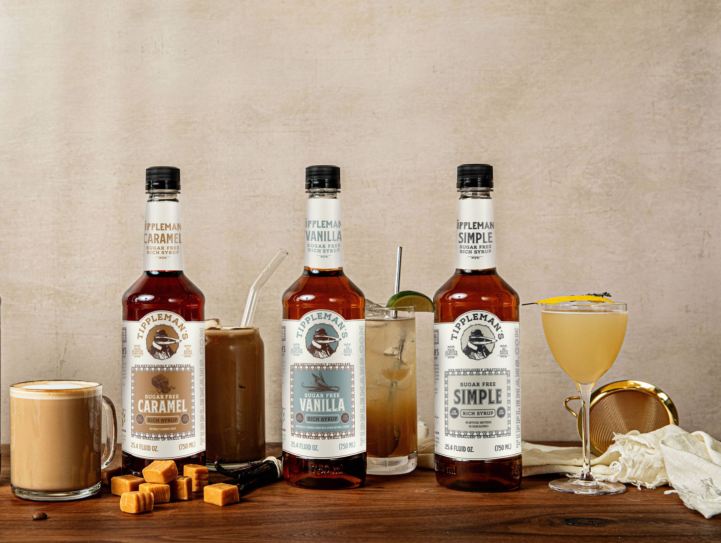 Sugar Free Vanilla Syrup - Coffee Syrup 750ml/25.4 fl oz