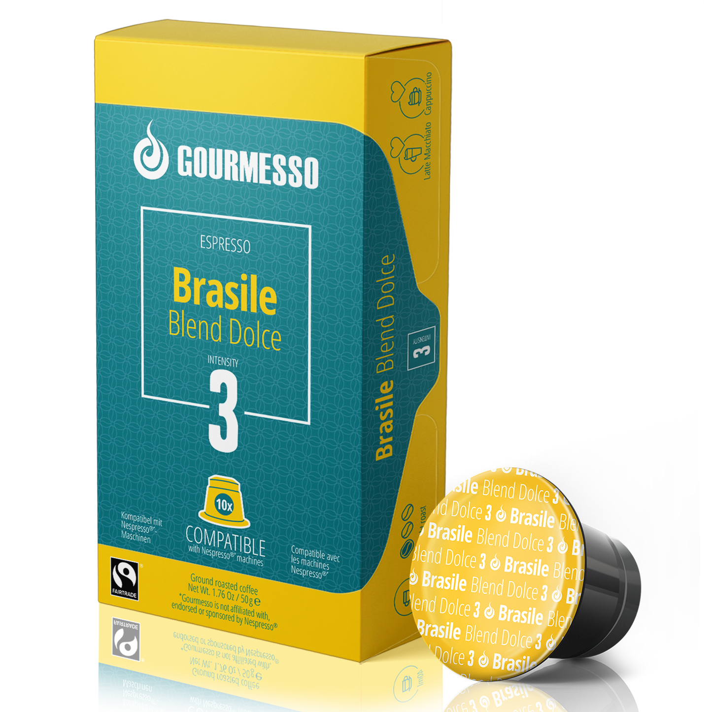 Gourmesso Brasile Blend Dolce Espresso Pods