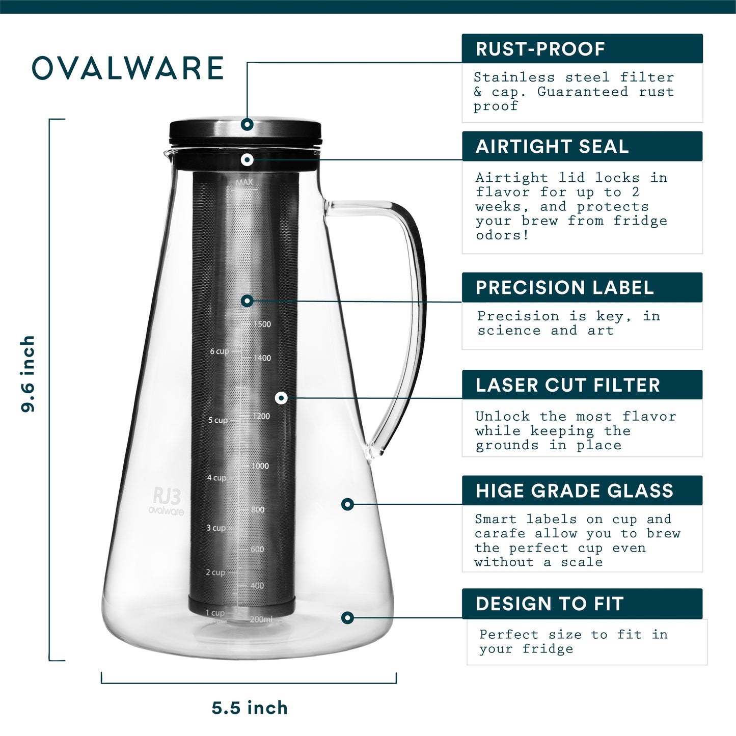 RJ3 1.5L Cold Brew Maker