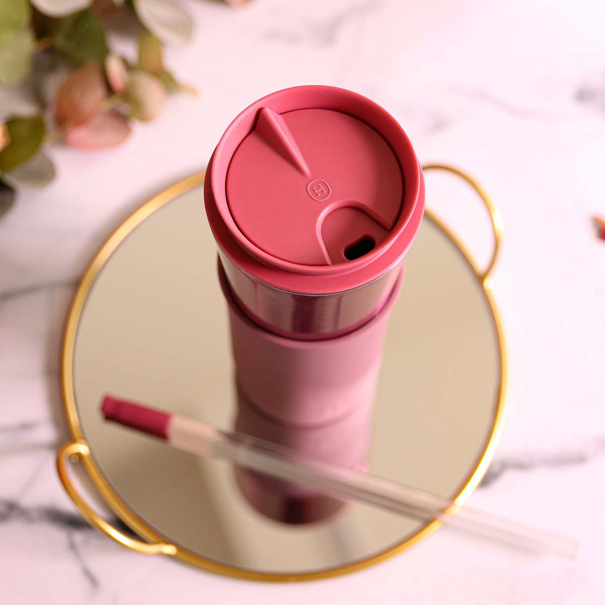 Rose Gold Travel Mug - Dusty Rose