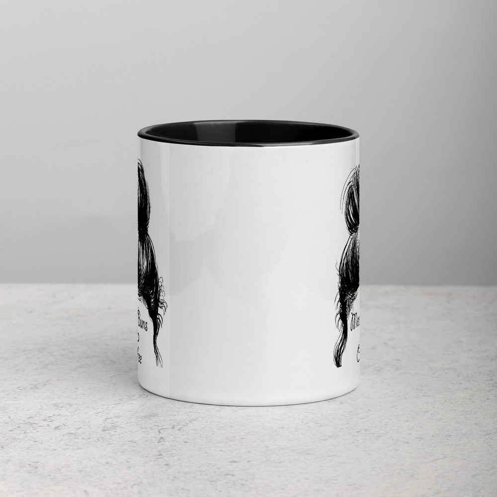 Messy Buns & Coffee Mug (Colored Inside) - Free Shipping