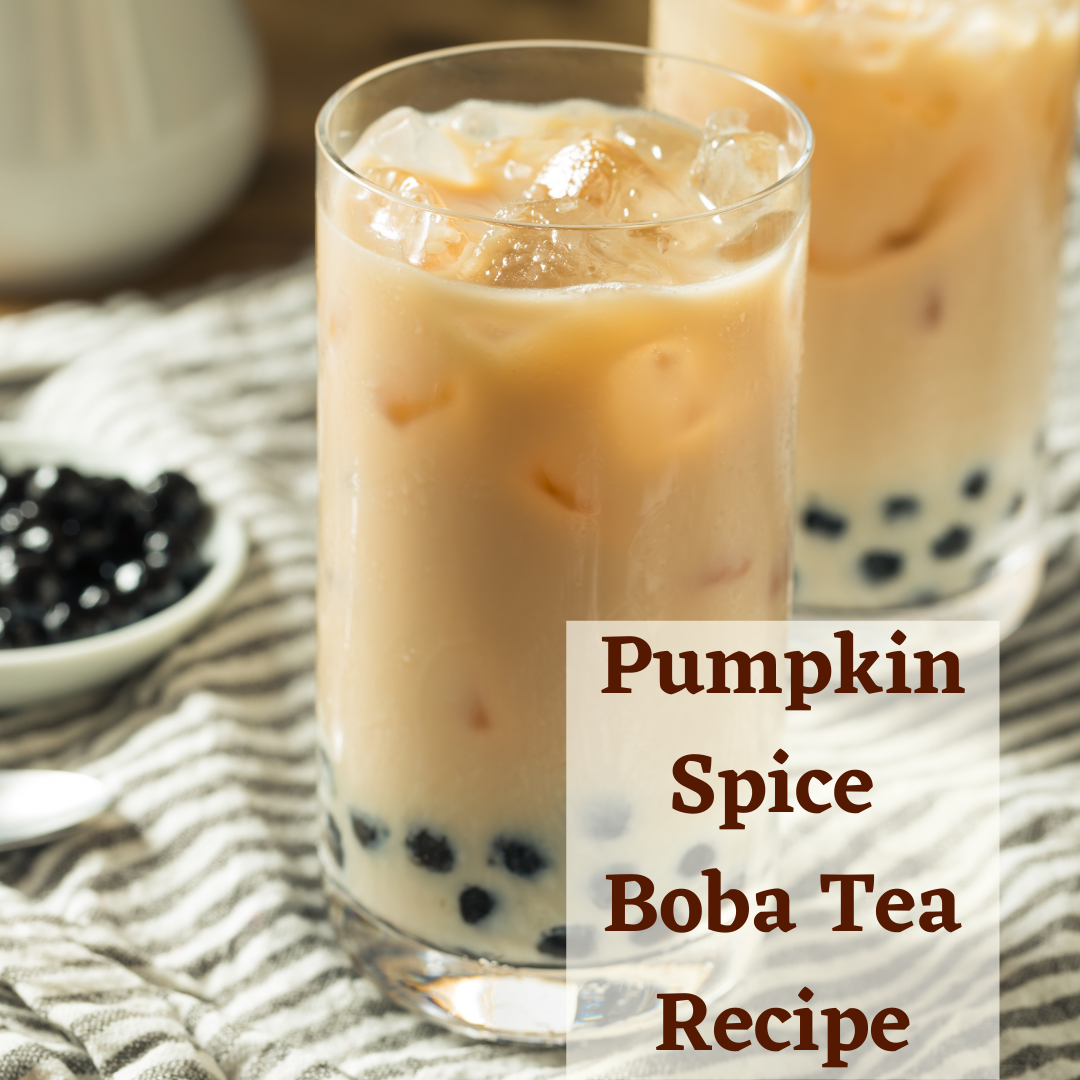 Pumpkin Spice Boba Tea