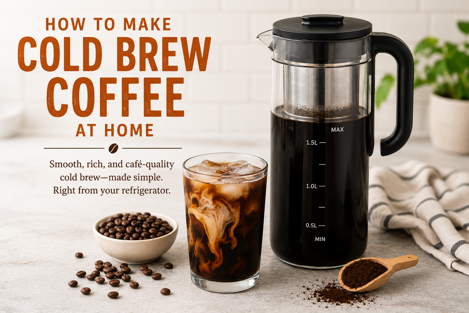How to Make Cold Brew Coffee at Home | Easy Brewing Guide – Great ...