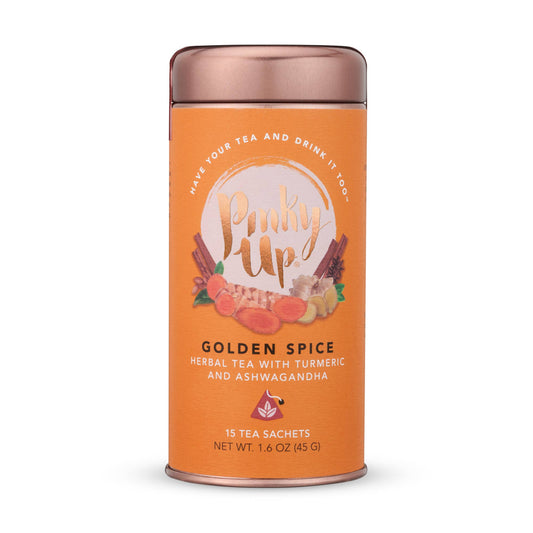 Golden Spice Herbal Tea – Caffeine-Free Turmeric & Ashwagandha Herbal Infusion