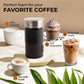 Kaffe hot and cold milk frother for home coffee drinks