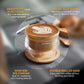 Ovalware Latte Master Glasses | Double Wall Borosilicate Glass (Set of 2)