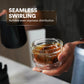 Ovalware Latte Master Glasses | Double Wall Borosilicate Glass (Set of 2)