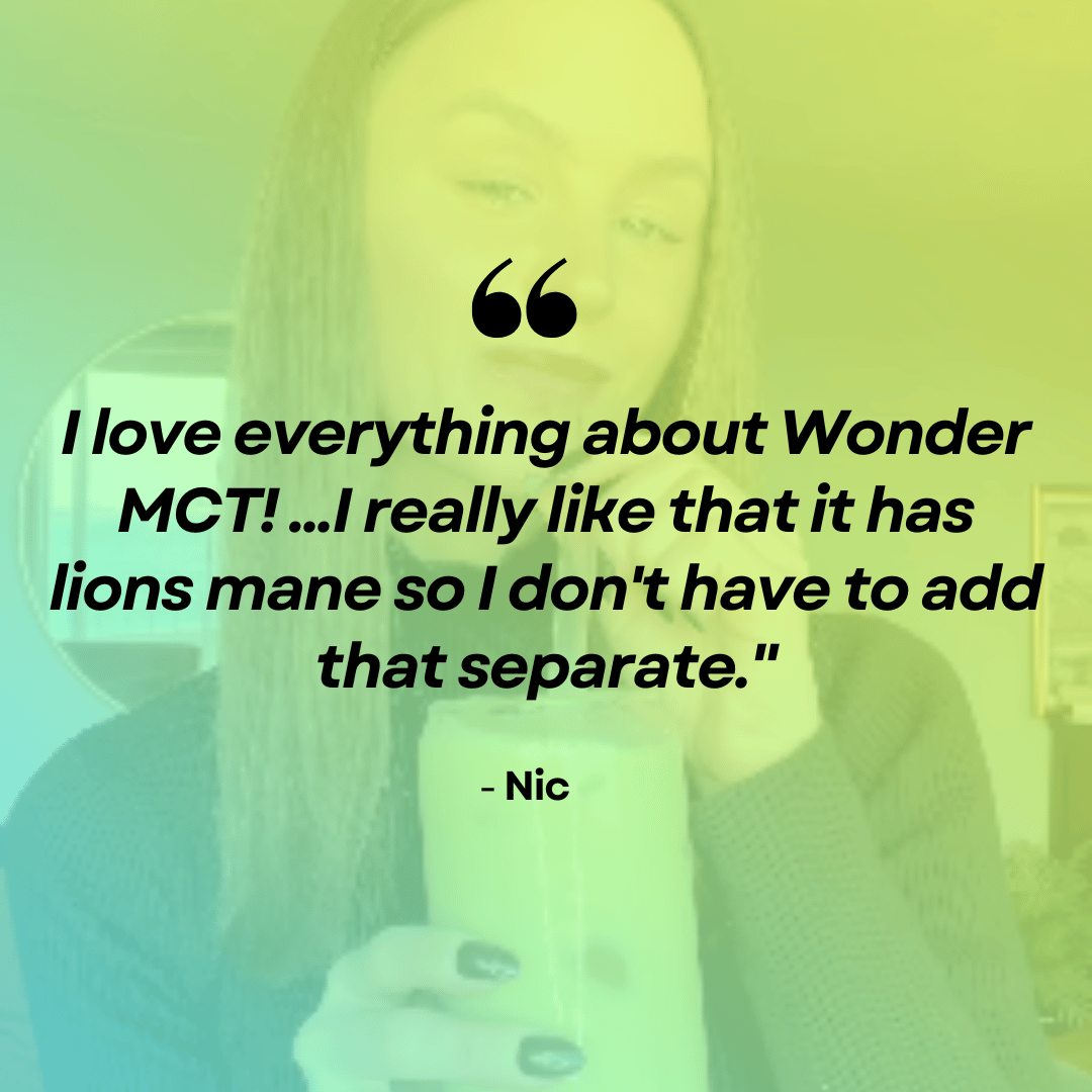 Wonder MCT – Functional MCT Creamer w Mushrooms & Adaptogens