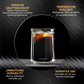 12 oz Ovalware coffee tasting glass product detail