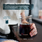 Double wall tasting glass for coffee, tea and cold brew