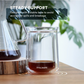 Ovalware 12 oz double wall coffee glass product image