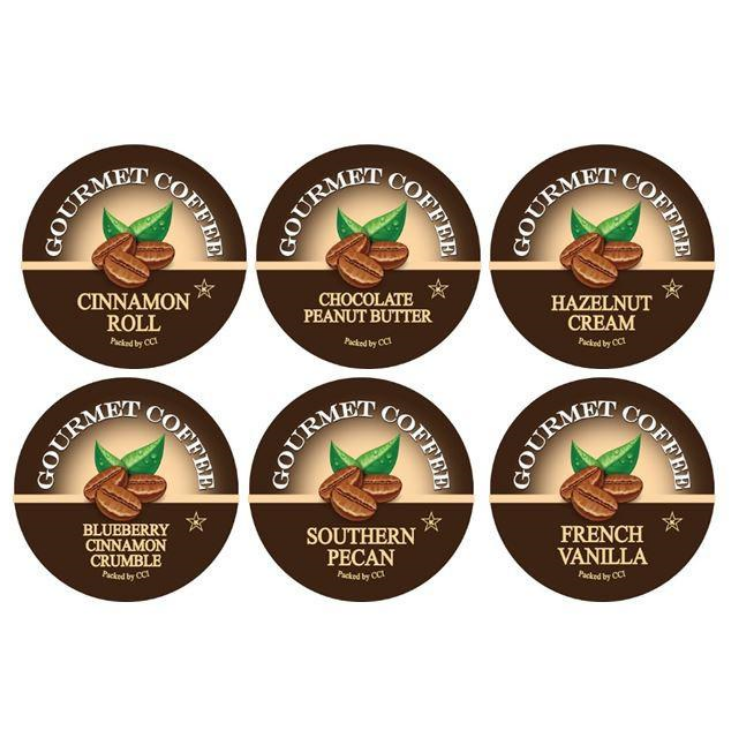 Flavor Lovers Coffee Variety Sampler - Gourmet Coffee Pods by Smart Sips