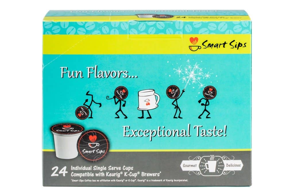 Flavor Lovers Coffee Variety Sampler - Gourmet Coffee Pods by Smart Sips