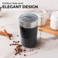Kaffe electric milk frother with nonstick interior