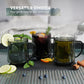 Ovalware Double Wall Glass Mug Set | 17 oz (Set of 2)