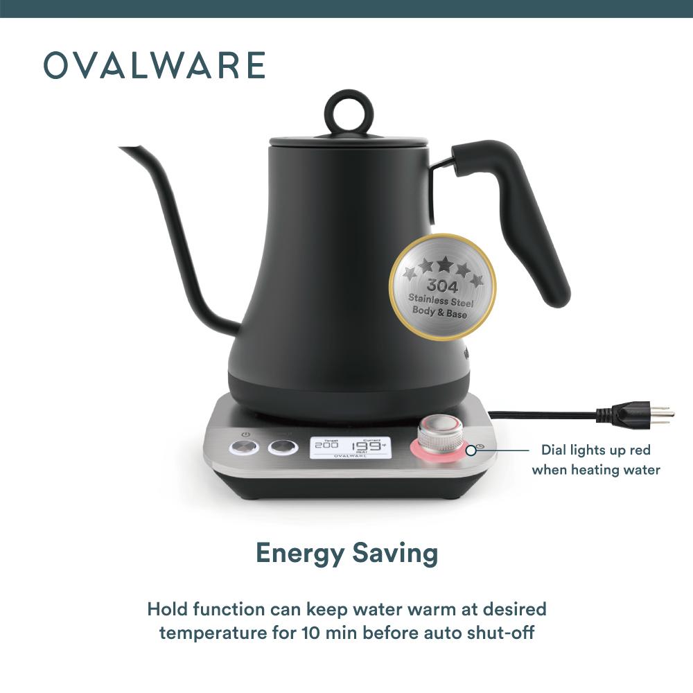 RJ3 Electric Pour Over Kettle (Matte Black)