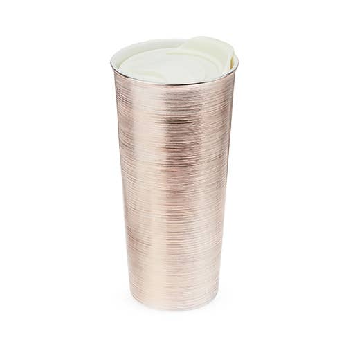 Quinn™ Rose Gold Travel Tumbler by Pinky Up®