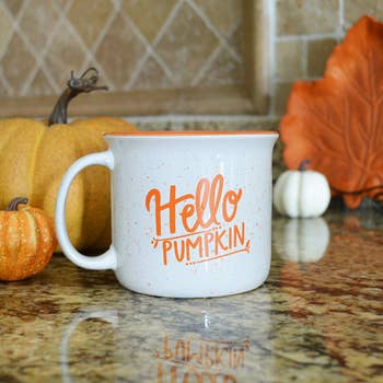 "Hello Pumpkin" Campfire Mug