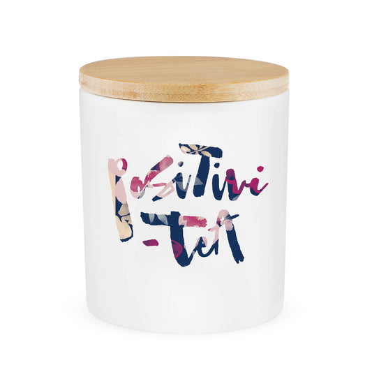 Positivi-tea Ceramic Tea Canister by Pinky Up