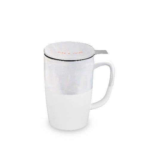 Delia™ Rise & Shine Tea Mug & Infuser Pinky Up®