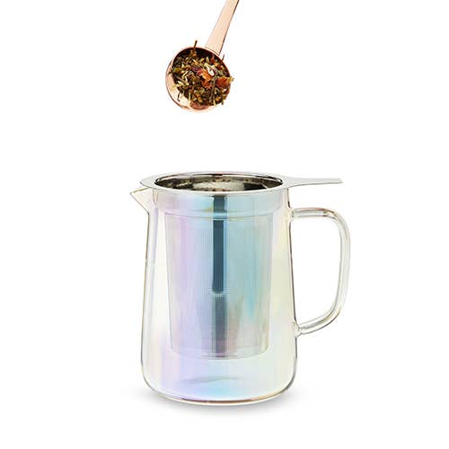 Chas Mini Glass Teapot & Infuser