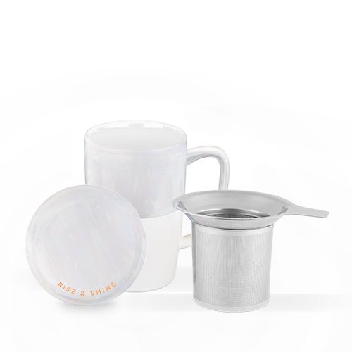 Delia™ Rise & Shine Tea Mug & Infuser Pinky Up®