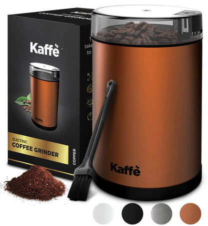 Kaffe Electric Coffee Grinder w/ Cleaning Brush
