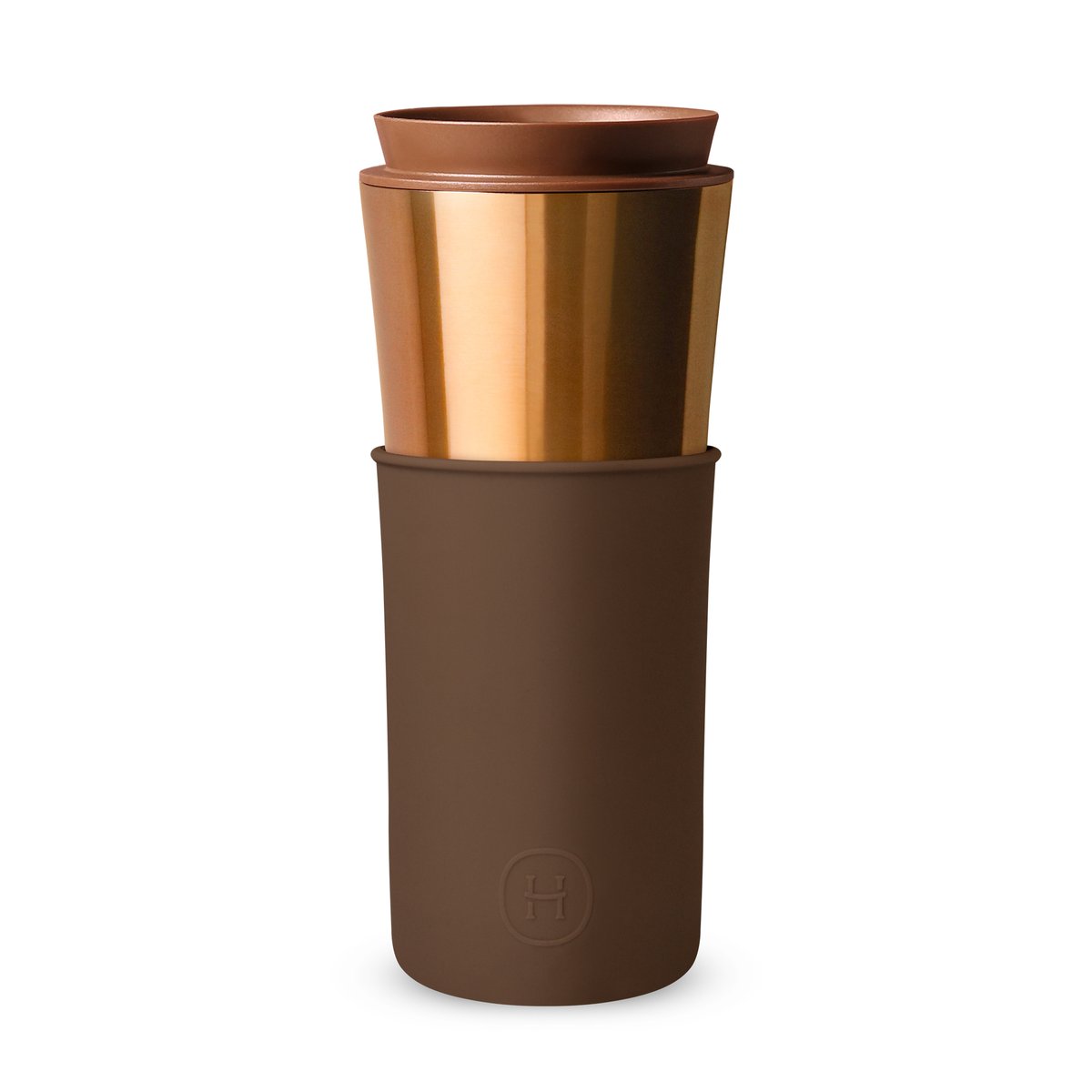 Bronze Gold Travel Mug - Mocha