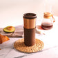 Bronze Gold Travel Mug - Mocha