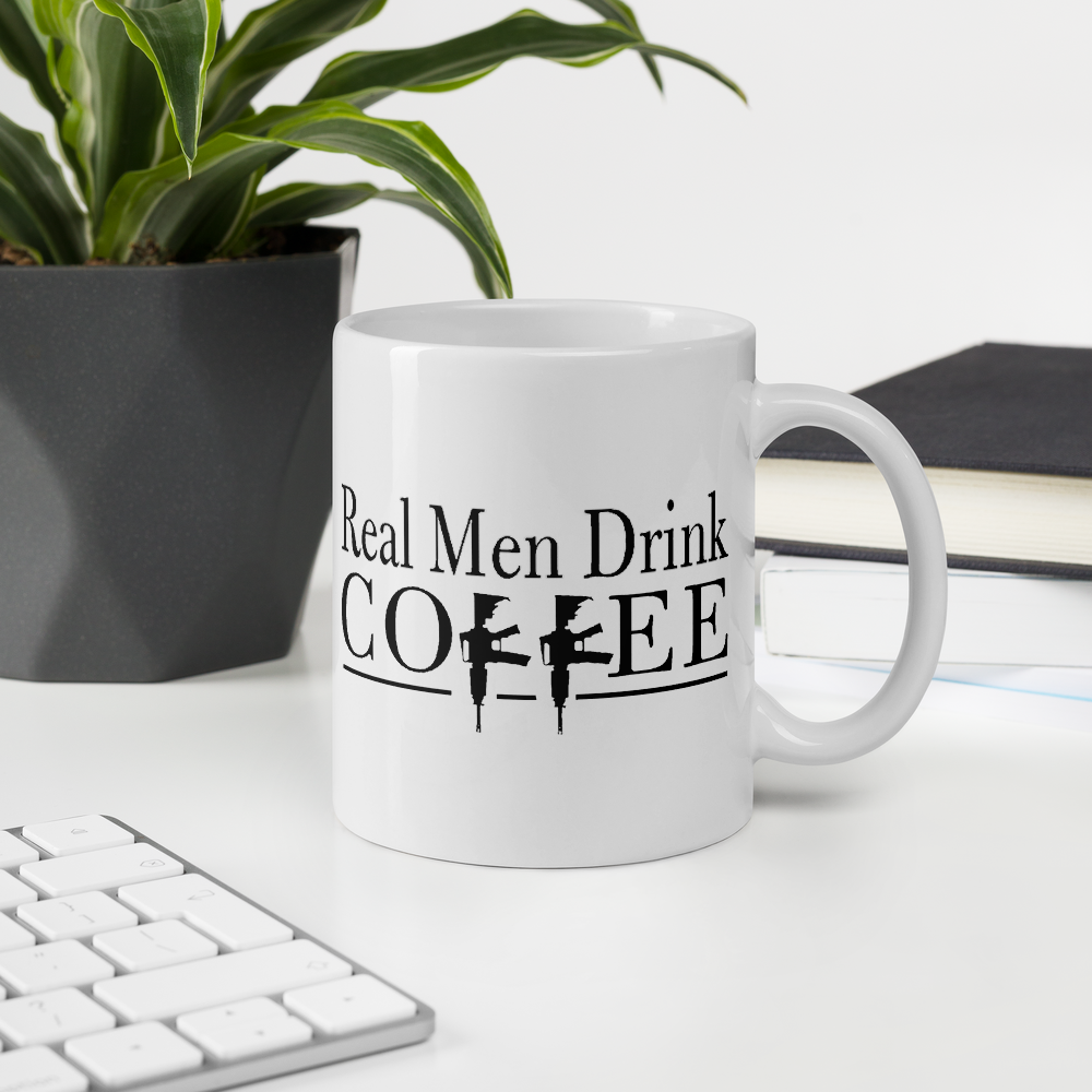 Real Men Drink Coffee Mug (Free Shipping*) – Great Mornings Coffee & Tea